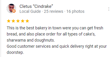 Jenix bakery reviews